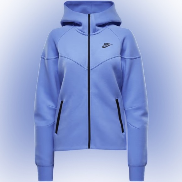 Nike women Sportswear Tech Fleece Windrunner Hoodie - Royal - Picture 3 of 8